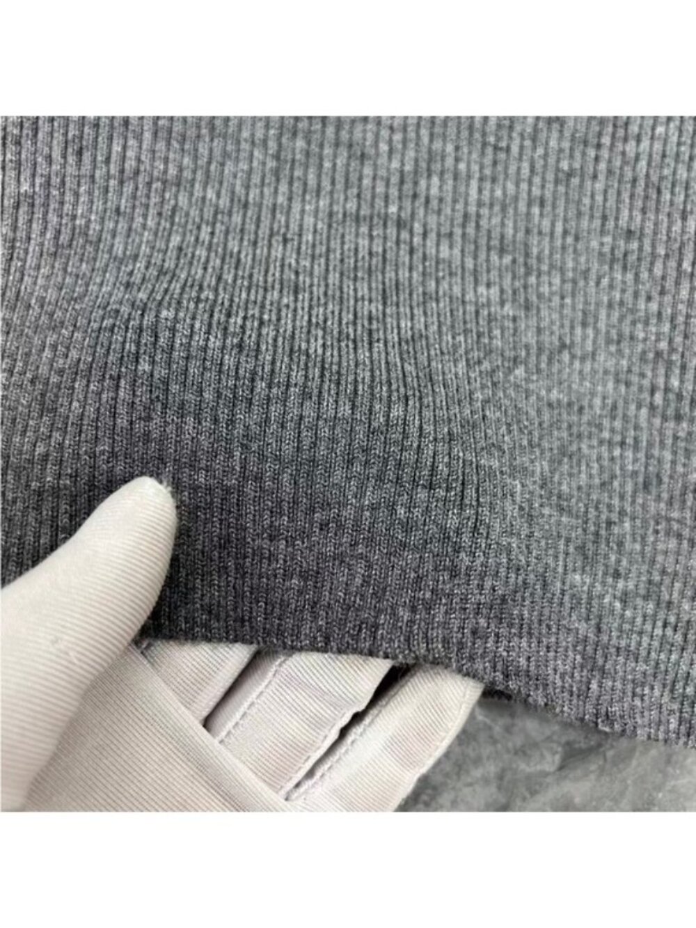 THOM BROWNE Four-Stripe Summer Knit Sweater, Crew Neck, Short Sleeve, Women's - Picture 9 of 9